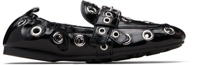 Marc Jacobs Marc Jacobs Black 'The Grommet Jude' Loafers