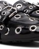 Marc Jacobs Marc Jacobs Black 'The Grommet Jude' Loafers - 4