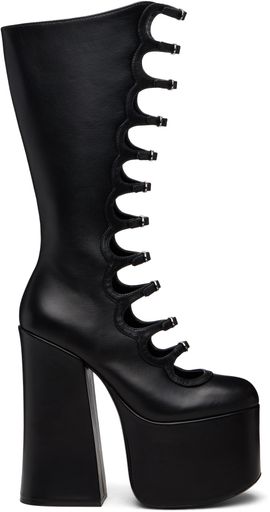 Marc Jacobs Marc Jacobs Black 'The Kiki Knee-High' Boots