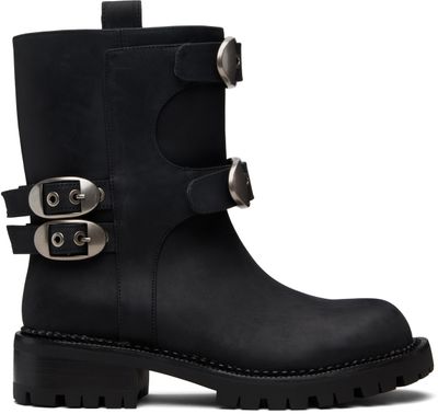 Marc Jacobs Marc Jacobs Black 'The Kiki Moto' Boots