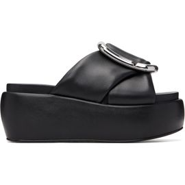 Marc Jacobs Marc Jacobs Black 'The Pop J Marc' Platform Sandals