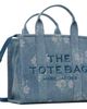 Marc Jacobs Marc Jacobs Blue Antique Floral Denim Medium Tote - 2