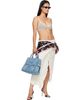 Marc Jacobs Marc Jacobs Blue Antique Floral Denim Medium Tote - 4