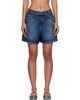 Marc Jacobs Marc Jacobs Blue Grommet Denim Shorts - 1