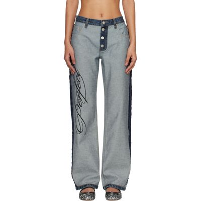 Marc Jacobs Marc Jacobs Blue Imperfectly Perfect Jeans