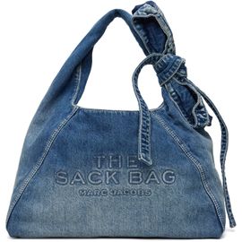 Marc Jacobs Marc Jacobs Blue 'The Bow Denim Sack' Bag