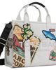 Marc Jacobs Marc Jacobs Blue 'The Camp Patchwork' Denim Medium Tote - 2