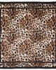 Marc Jacobs Marc Jacobs Brown Leopard Silk Scarf - 1