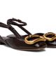 Marc Jacobs Marc Jacobs Brown 'The Pop J Marc' Flats - 4