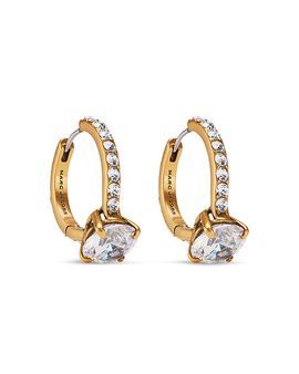 Marc Jacobs Marc Jacobs Crystal Proposal Ring Hoop Earrings