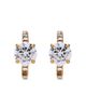 Marc Jacobs Marc Jacobs Crystal Proposal Ring Hoop Earrings - 3