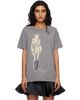 Marc Jacobs Marc Jacobs Gray 'Look 22' Oversized T-shirt - 1