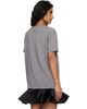 Marc Jacobs Marc Jacobs Gray 'Look 22' Oversized T-shirt - 3