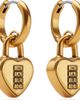 Marc Jacobs Marc Jacobs Heart Padlock Huggie Hoop Earrings - 1