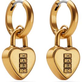 Marc Jacobs Marc Jacobs Heart Padlock Huggie Hoop Earrings