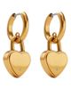 Marc Jacobs Marc Jacobs Heart Padlock Huggie Hoop Earrings - 3