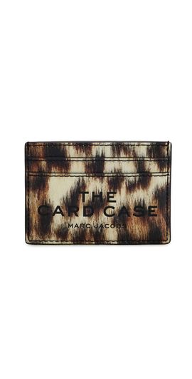 Marc Jacobs Marc Jacobs Leather Card Case Brown Multi One