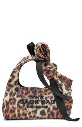 Marc Jacobs Marc Jacobs Mini Leopard Print Bow Sack Bag