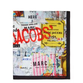 Marc Jacobs Marc Jacobs Multicolor Americana Silk Scarf
