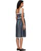 Marc Jacobs Marc Jacobs Navy Ribbon Strap Chiffon Midi Dress - 3