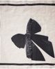 Marc Jacobs Marc Jacobs Off-White & Black Bow Silk Scarf - 1