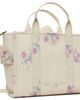 Marc Jacobs Marc Jacobs Off-White Antique Floral Canvas Oversized Bow Medium Tote - 3