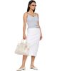 Marc Jacobs Marc Jacobs Off-White Antique Floral Canvas Oversized Bow Medium Tote - 4
