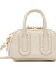 Marc Jacobs Marc Jacobs Off-White Babe Mini Top Handle Bag - 1