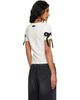Marc Jacobs Marc Jacobs Off-White Bow Shrunken T-shirt - 3