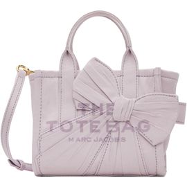 Marc Jacobs Marc Jacobs Purple Canvas Oversized Bow Crossbody Tote