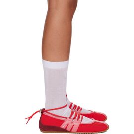Marc Jacobs Marc Jacobs Red & Pink 'The 400 Bleeckerina' Ballerina Flats