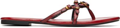Marc Jacobs Marc Jacobs Red 'The Leather Kiki' Sandals