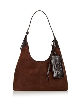 Marc Jacobs Marc Jacobs Sack Belted Suede Shoulder Bag