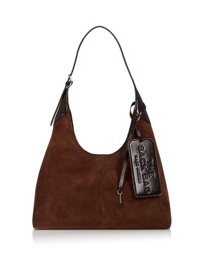 Marc Jacobs Marc Jacobs Sack Belted Suede Shoulder Bag