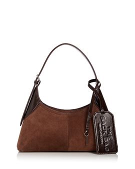 Marc Jacobs Marc Jacobs Sack Small Belted Suede Shoulder Bag