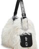 Marc Jacobs Marc Jacobs Scene Grunge Large Faux Fur Shoulder Bag - 5