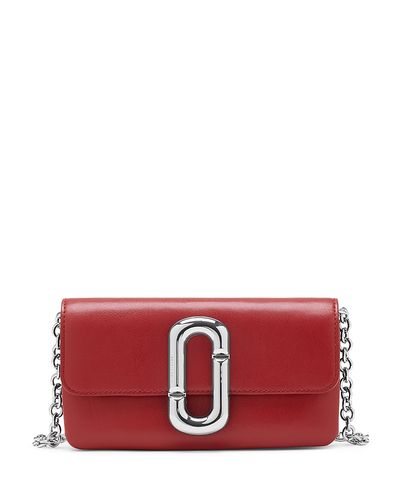Marc Jacobs Marc Jacobs Scene Leather Wallet Crossbody