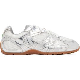 Marc Jacobs Marc Jacobs Silver 'The Metallic 72 Spring' Sneakers