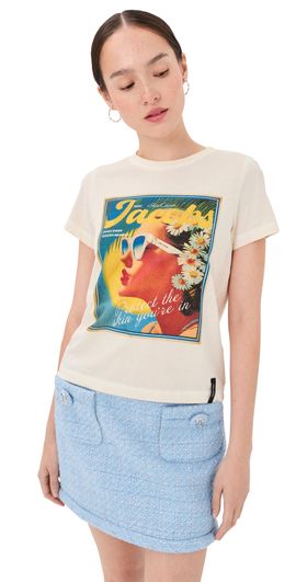 Marc Jacobs Marc Jacobs Sun Poster Femme Tee White Multi
