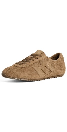 Marc Jacobs Marc Jacobs The 400 Bleecker Suede Runner Sneakers Hazelnut
