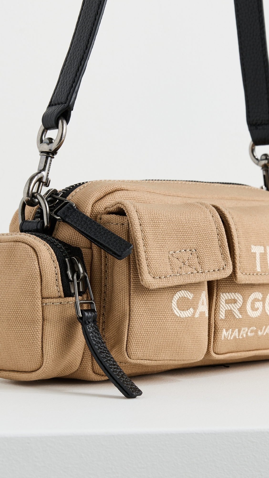 Marc Jacobs - The Cargo Canvas Shoulder Bag Camel One Size