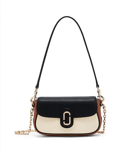 Marc Jacobs Marc Jacobs The Clover Colorblock Pebbled Leather Shoulder Bag