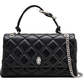 Marc Jacobs Marc Jacobs The Dual Chain Diamond Quilted Convertible Leather Shoulder Bag