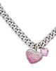 Marc Jacobs Marc Jacobs The Heart Balloon Pave Chain Necklace, 16 - 3