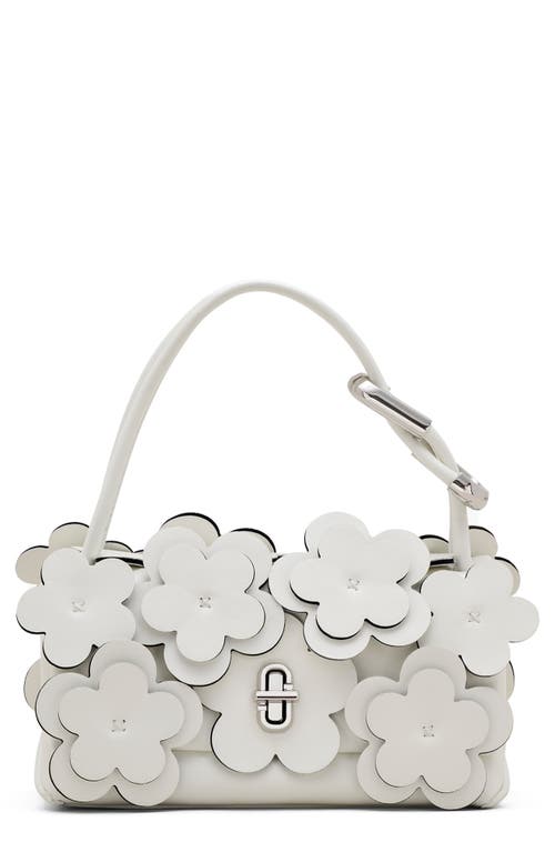 Marc Jacobs Marc Jacobs The Mini Dual Daisy Appliqué Leather Top Handle Bag