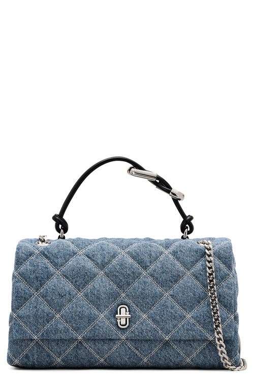 Marc Jacobs Marc Jacobs The Quilted Denim Dual Chain Shoulder Bag