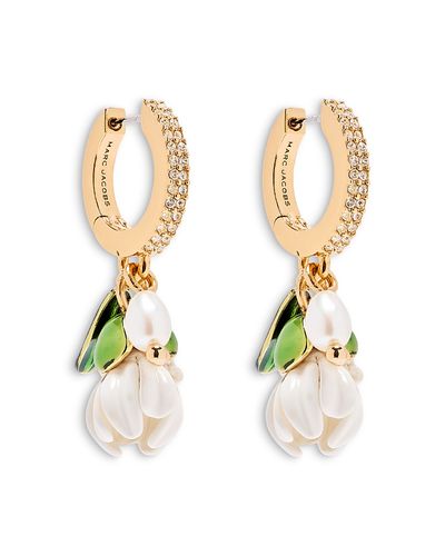 Marc Jacobs Marc Jacobs The Rooted Daisy Hoop Earrings