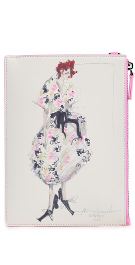 Marc Jacobs Marc Jacobs The Runway Illustration Wristlet Ribbon Pink One