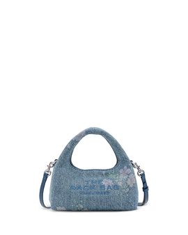 Marc Jacobs Marc Jacobs The Sack Micro Antique Floral Denim Crossbody