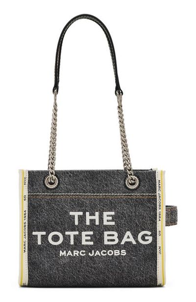 Marc Jacobs Marc Jacobs The Small Denim Chain Strap Tote Bag
